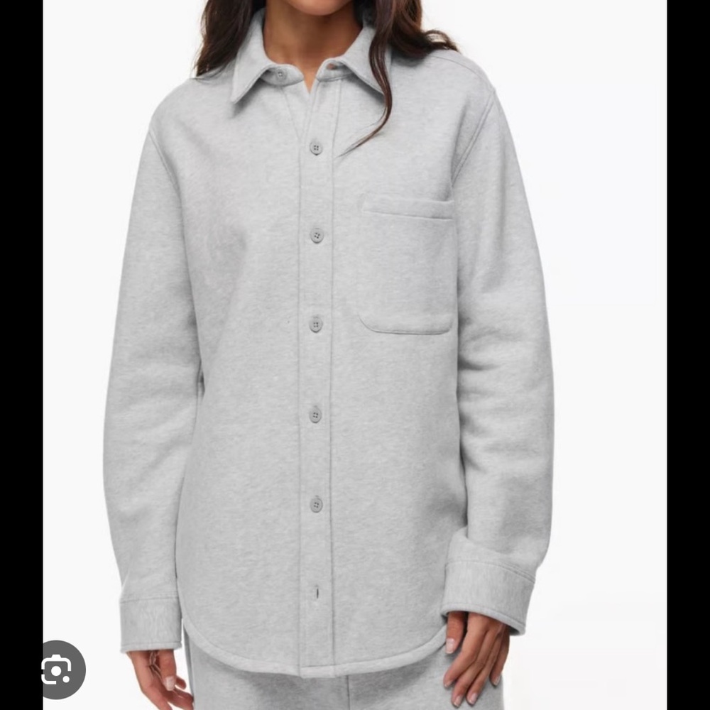NWT TNA sweatfleece Cozy BF shirt xs